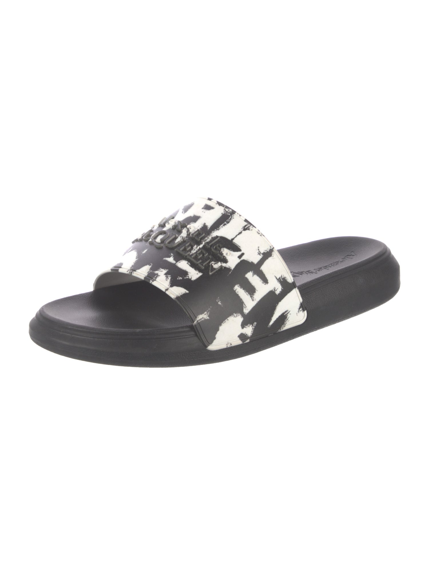 Alexander McQueen Rubber Printed Slides