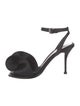 Alexander McQueen Satin Slingback Sandals