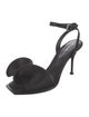 Alexander McQueen Satin Slingback Sandals