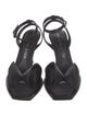 Alexander McQueen Satin Slingback Sandals