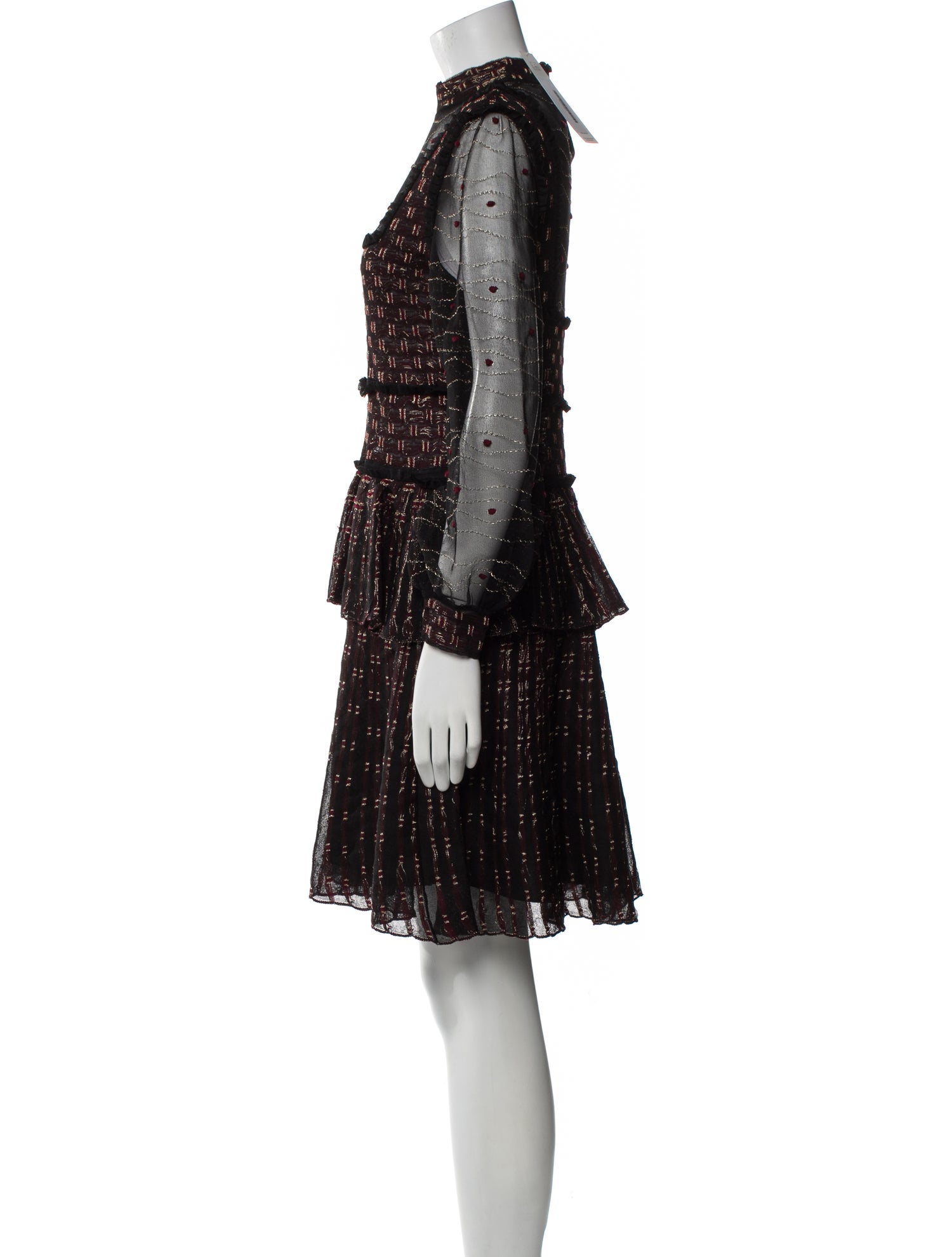 Alexander McQueen Silk Mini Dress