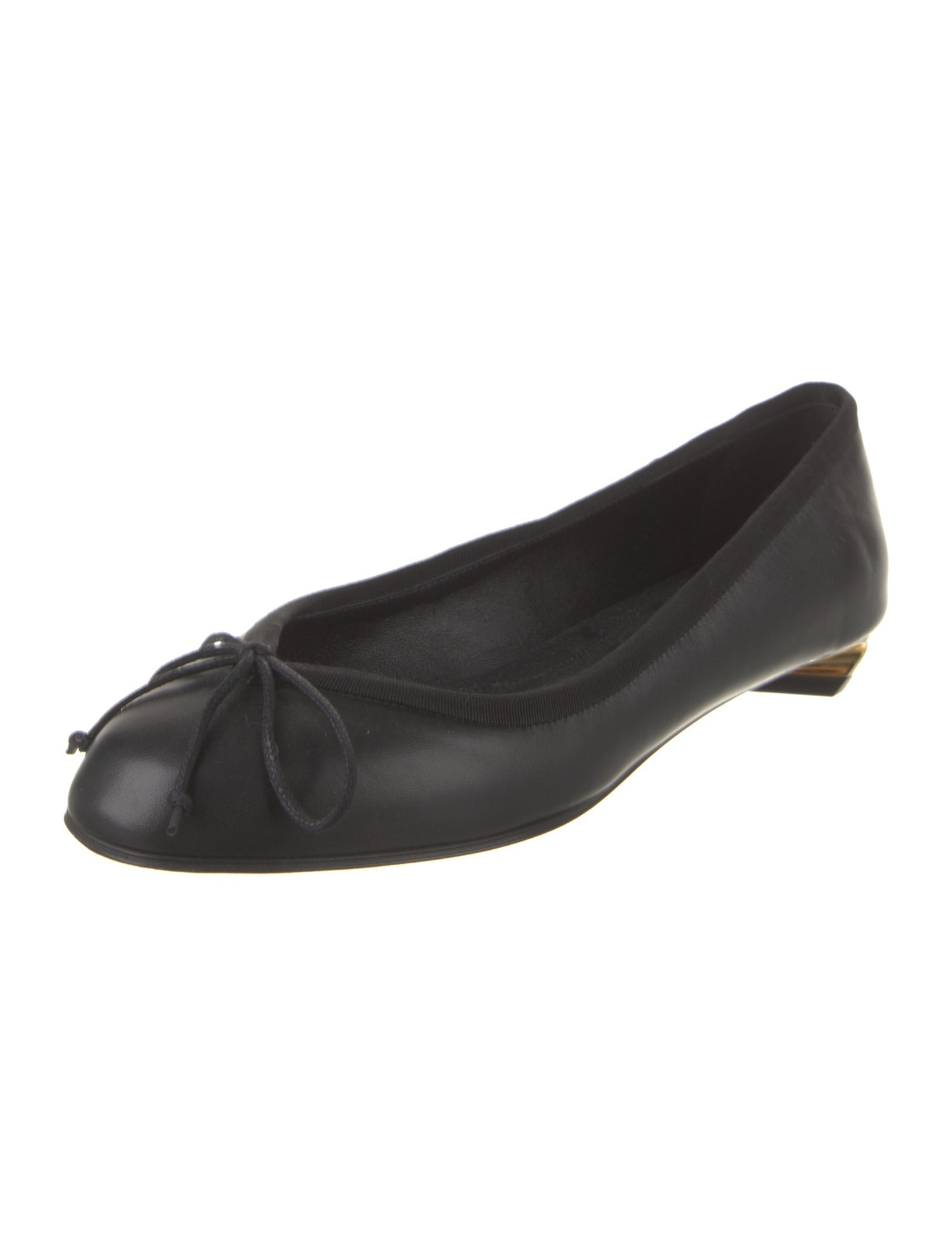 Alexander McQueen Leather Bow Accents Flats