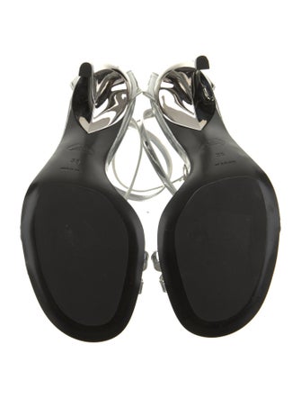 Alexander McQueen Patent Leather Sandals