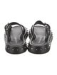 Alexander McQueen Leather Studded Accents Slides