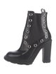 Alexander McQueen Patent Leather Combat Boots