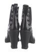 Alexander McQueen Patent Leather Combat Boots