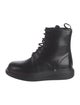 Alexander McQueen Leather Combat Boots