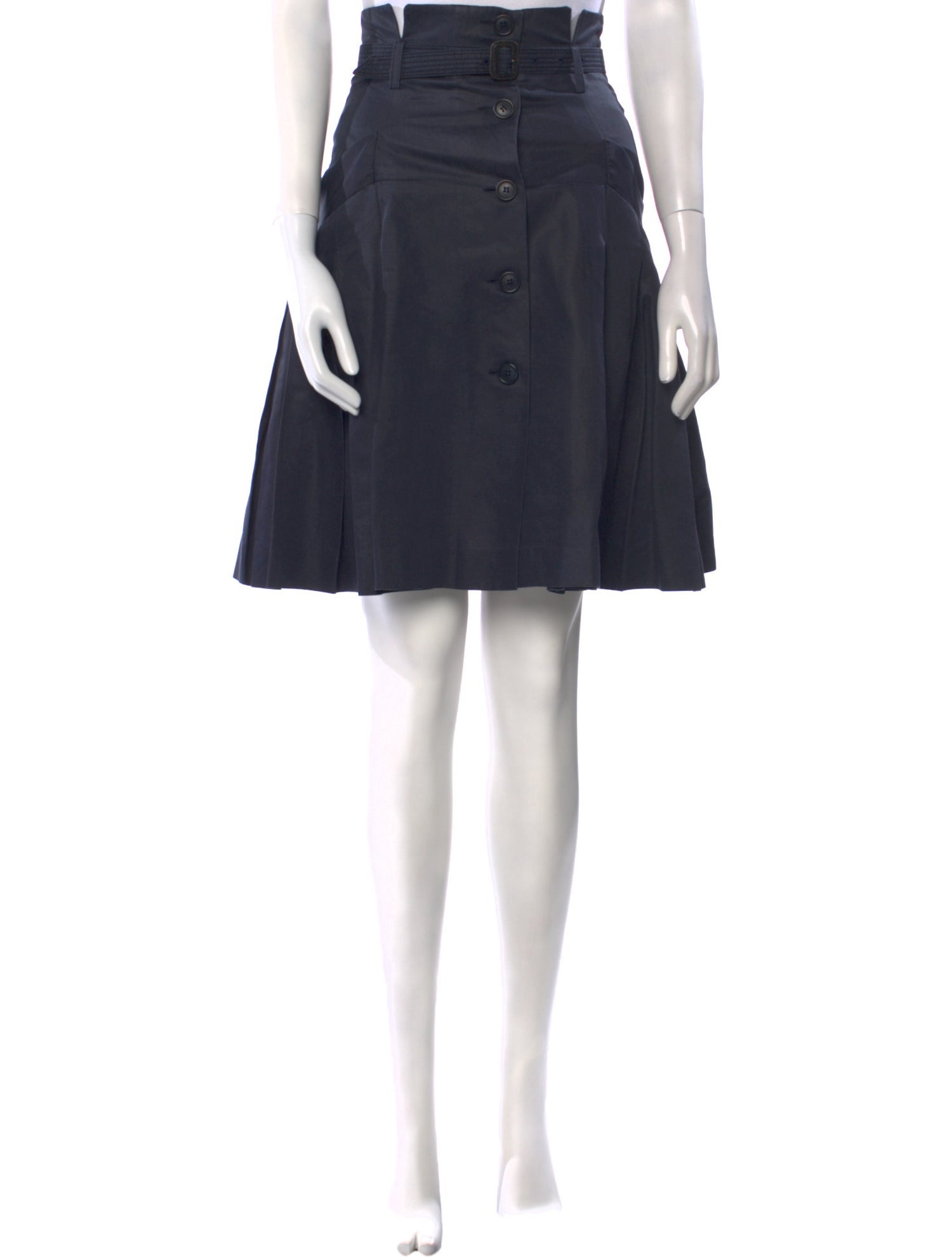 Alexander McQueen Wool Knee-Length Skirt