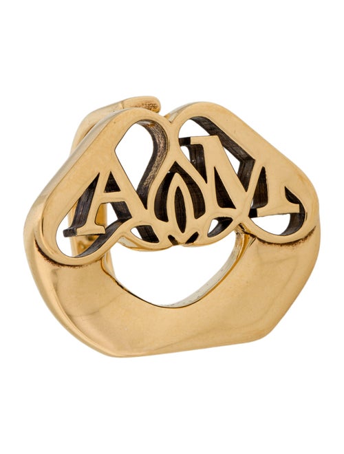 Alexander McQueen Seal Logo Signet Ring