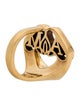 Alexander McQueen Seal Logo Signet Ring