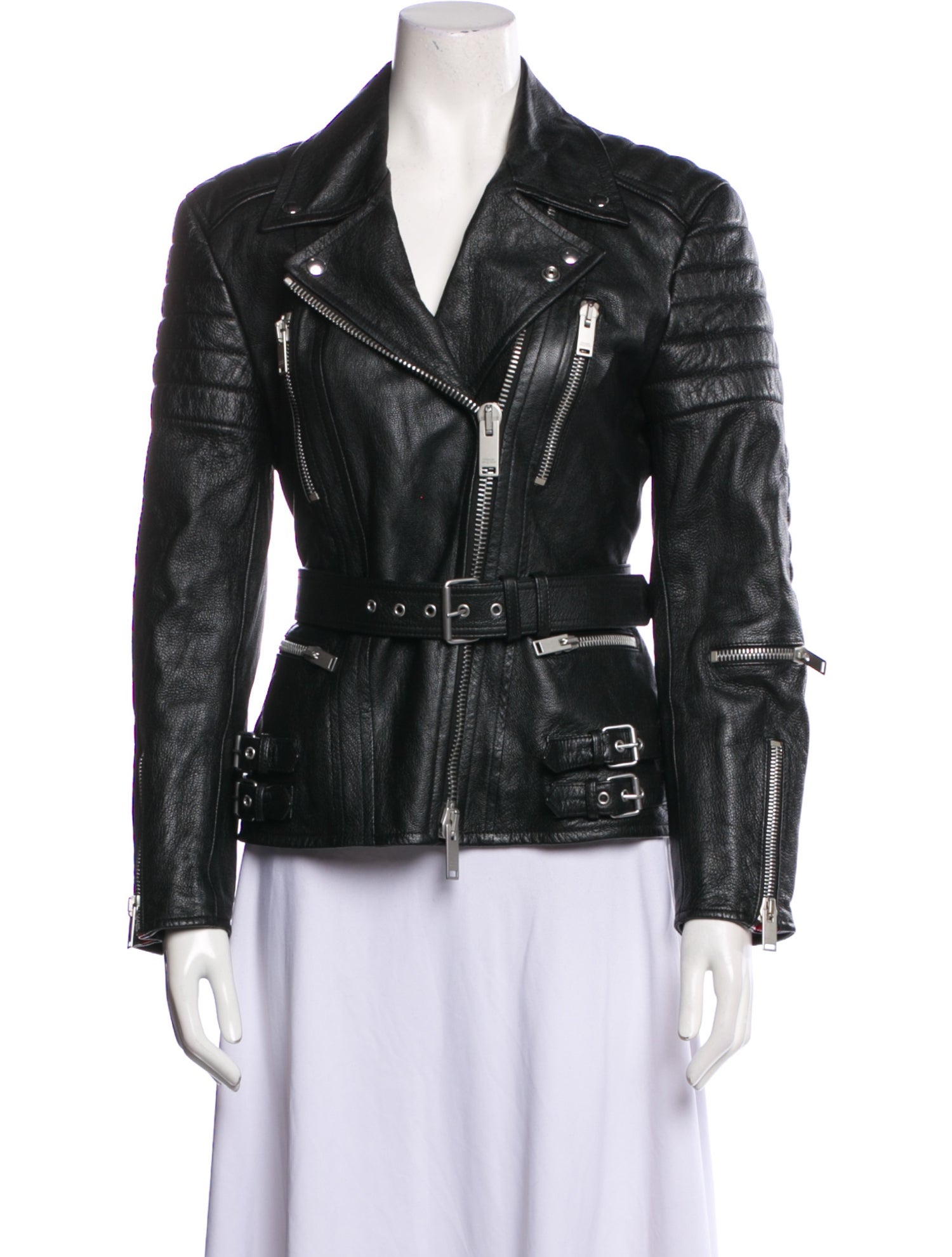Alexander McQueen Leather Biker Jacket