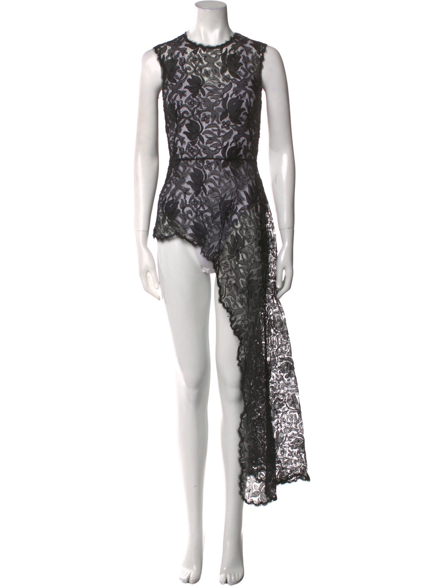 Alexander McQueen Lace Long Dress
