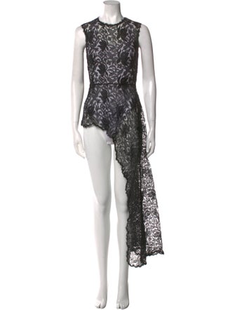 Alexander McQueen Lace Long Dress