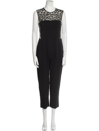 Alexander McQueen Crew Neck Jumpsuit