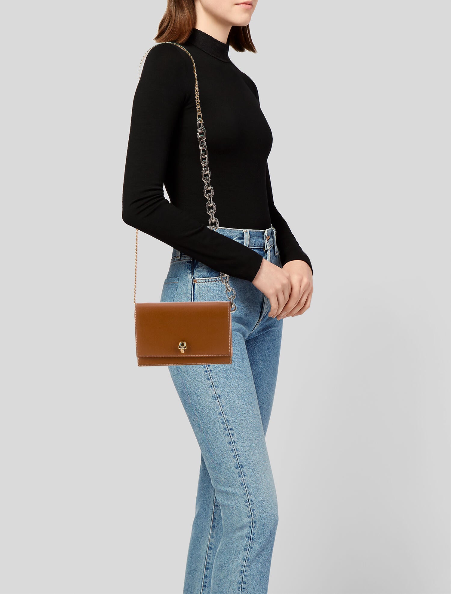 Alexander McQueen Leather Evening Bag