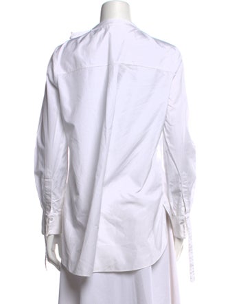 Alexander McQueen Long Sleeve Button-Up Top