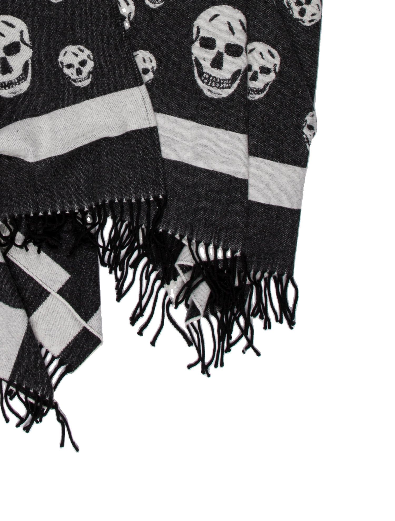 Alexander McQueen Wool Skull Shawl