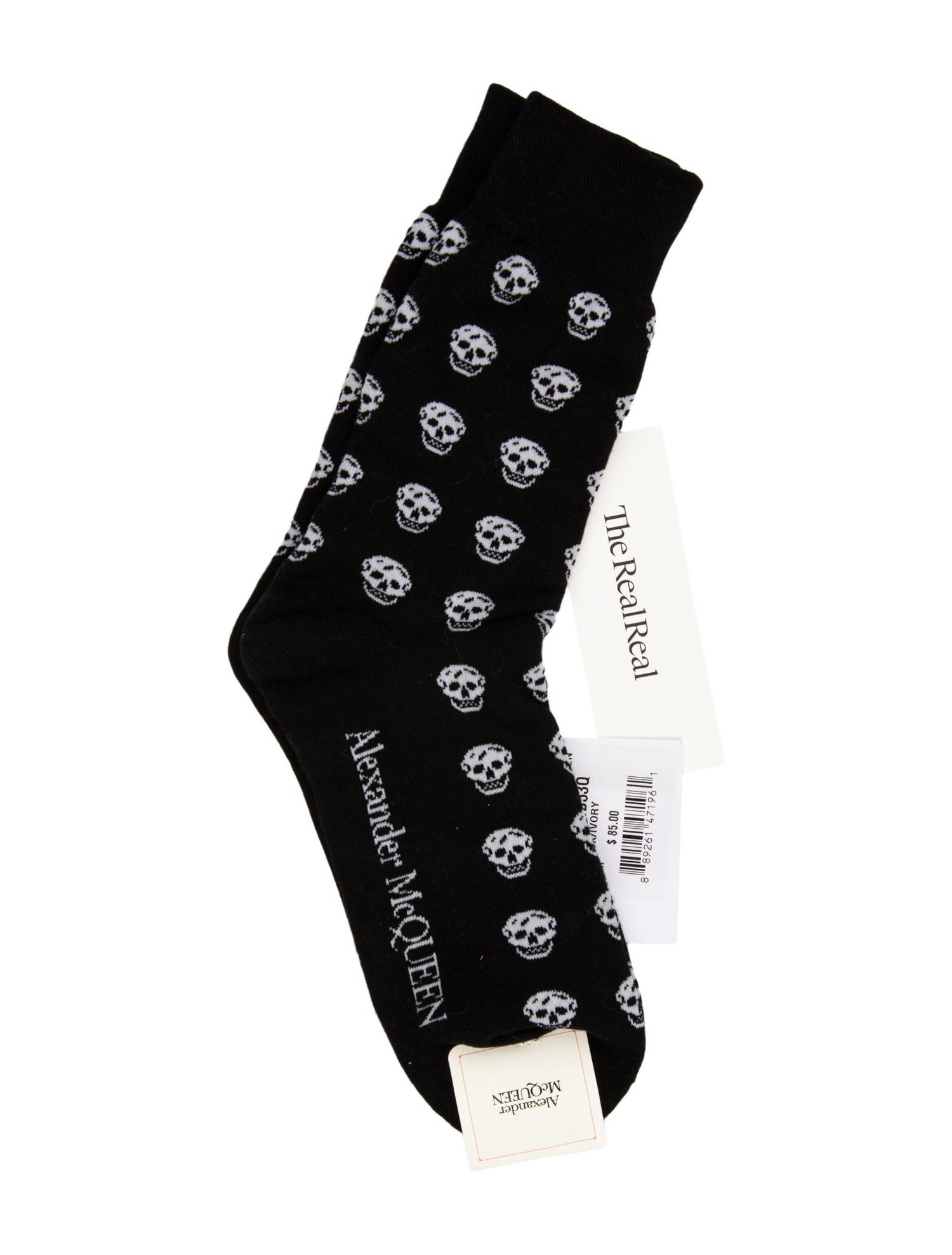 Alexander McQueen Men's Crew Socks w/ Tags w/ Tags