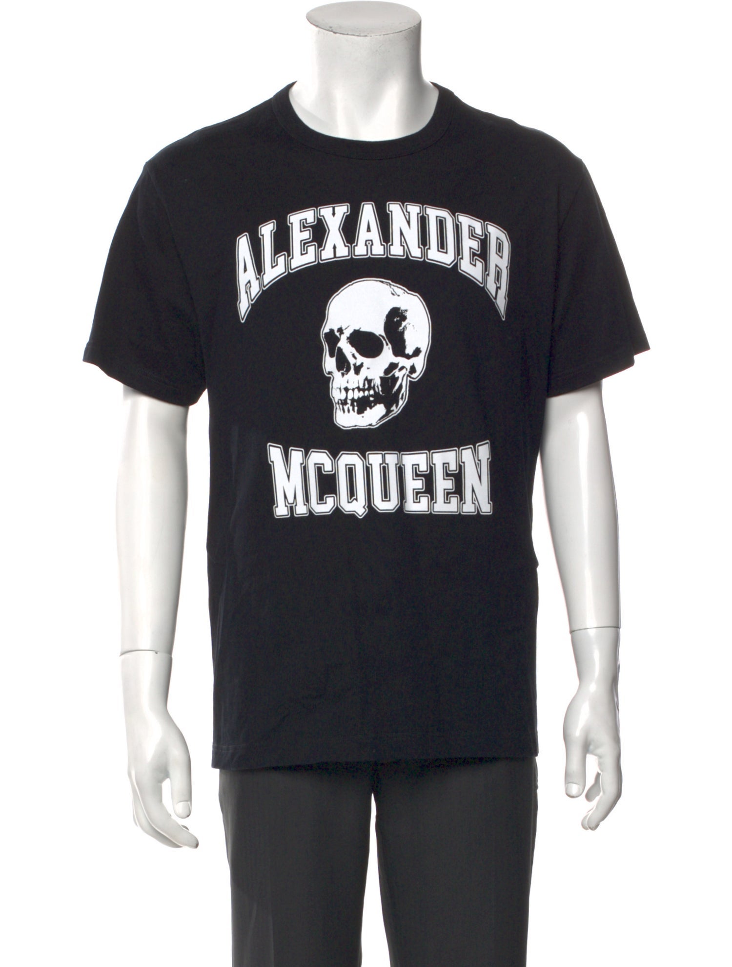Alexander McQueen Graphic Print Crew Neck T-Shirt