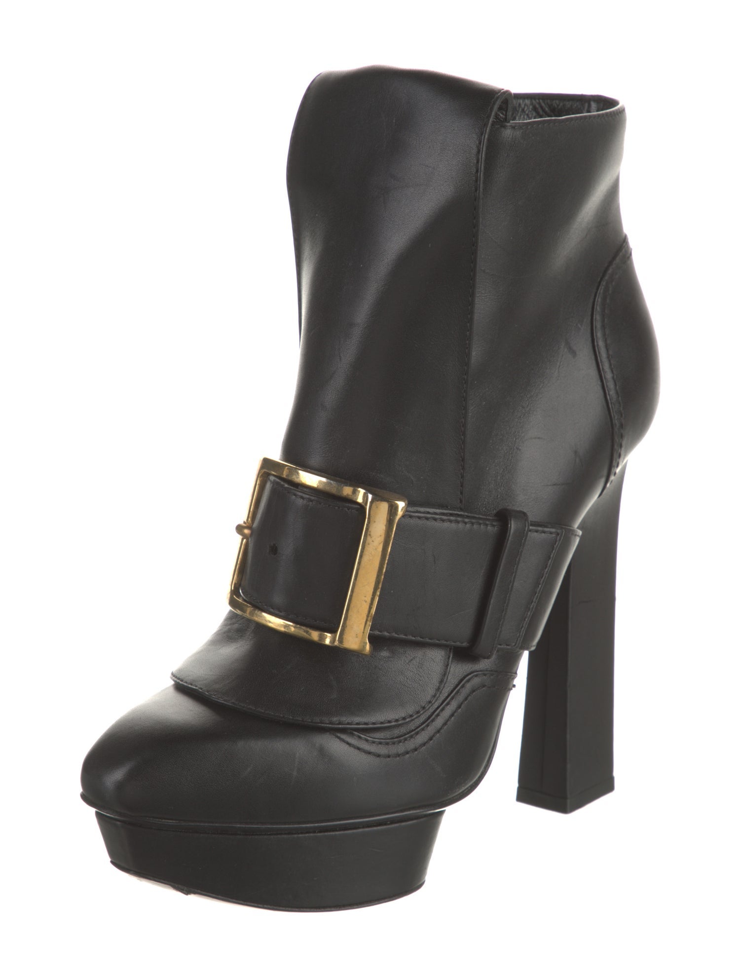 Alexander McQueen Leather Boots