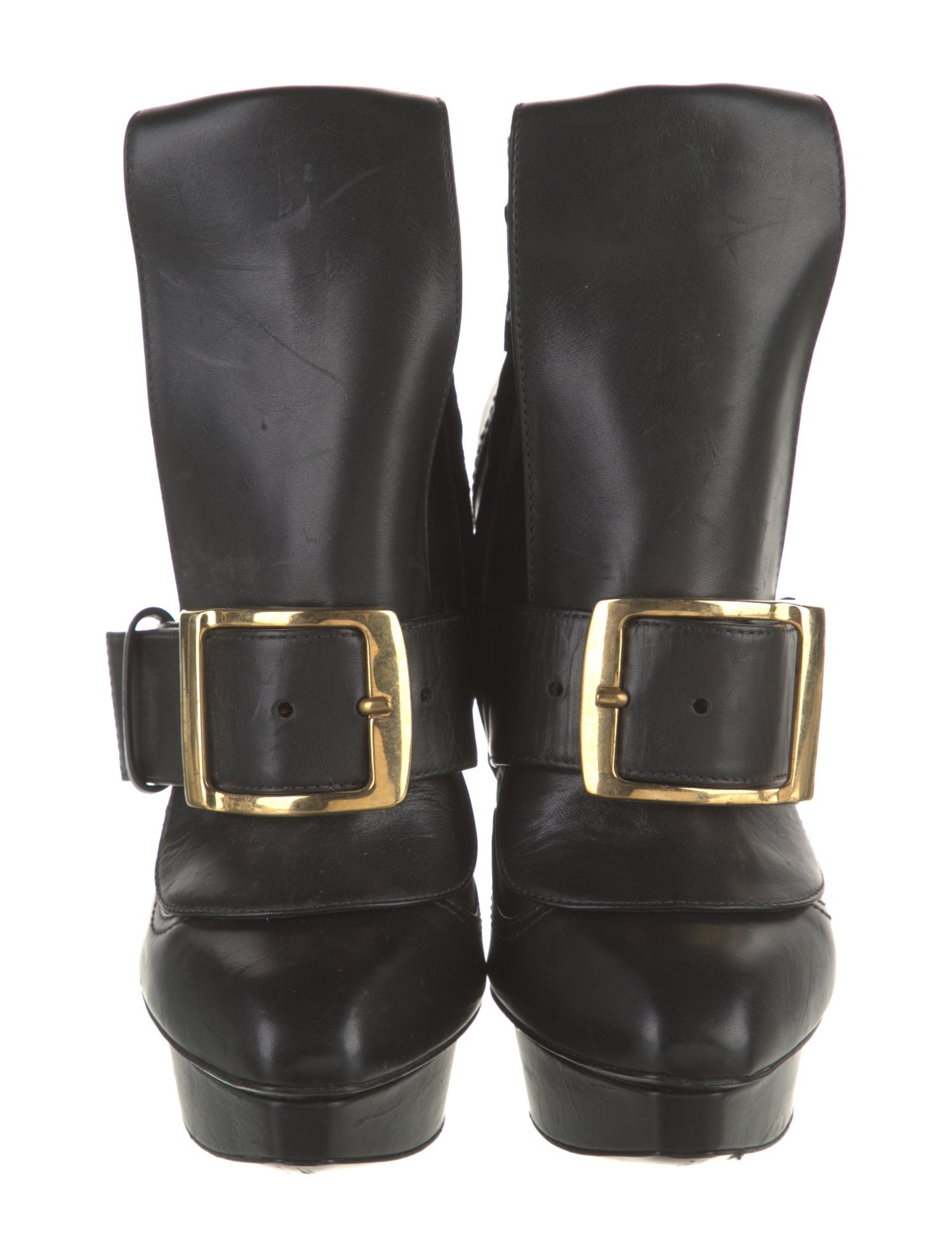 Alexander McQueen Leather Boots