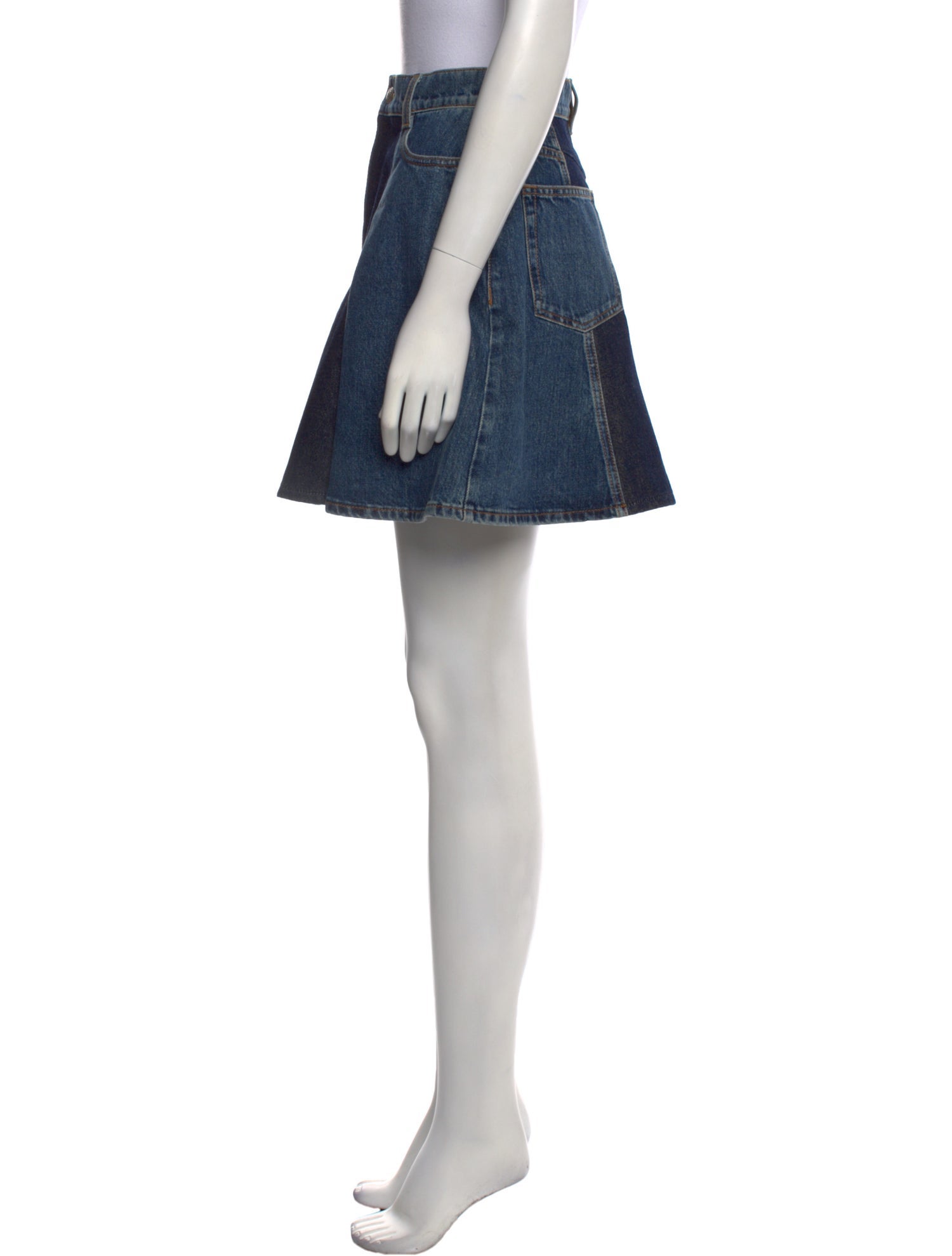 スカート ALEXANDER MCQUEEN Women Skirts 754828QMACG4164 Blue Denim skirt ALEXANDER MCQUEEN 754828 QMACG4164 - Ancote
