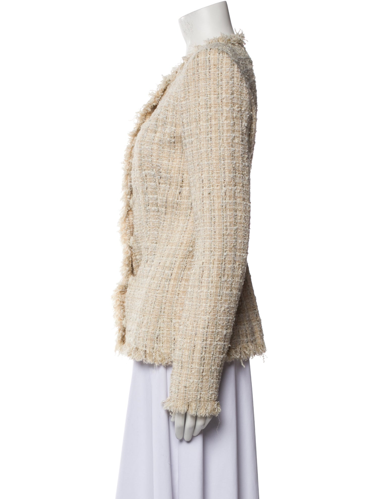 Alexander McQueen Tweed Tweed Pattern Evening Jacket