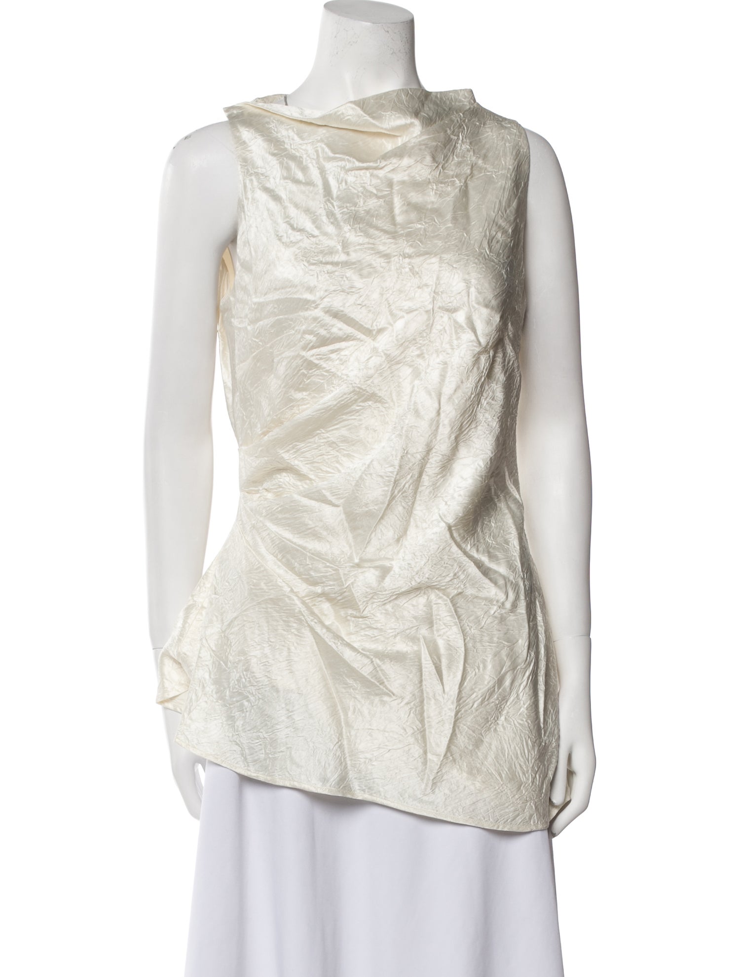 Alexander McQueen Cowl Neck Sleeveless Tunic w/ Tags