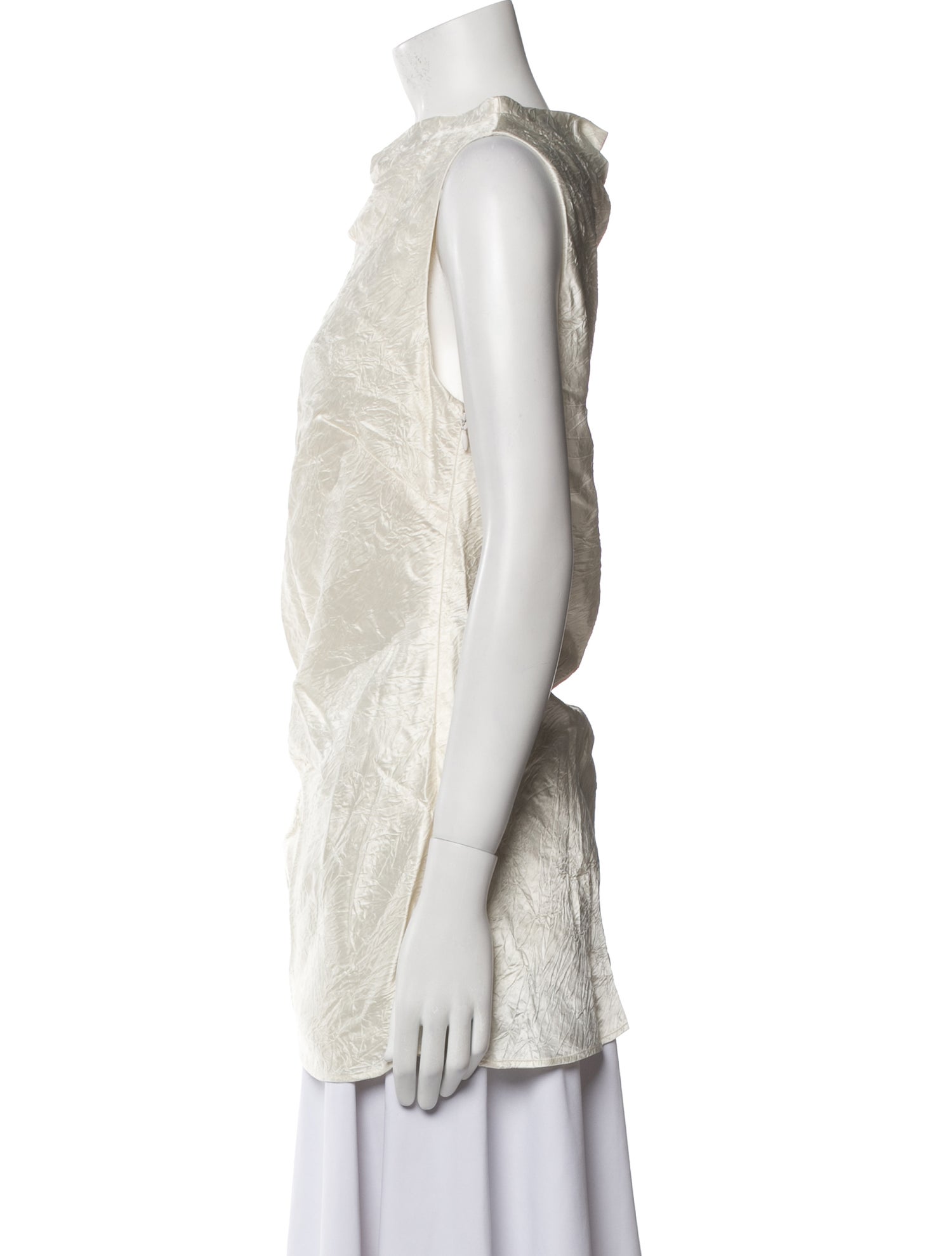 Alexander McQueen Cowl Neck Sleeveless Tunic w/ Tags