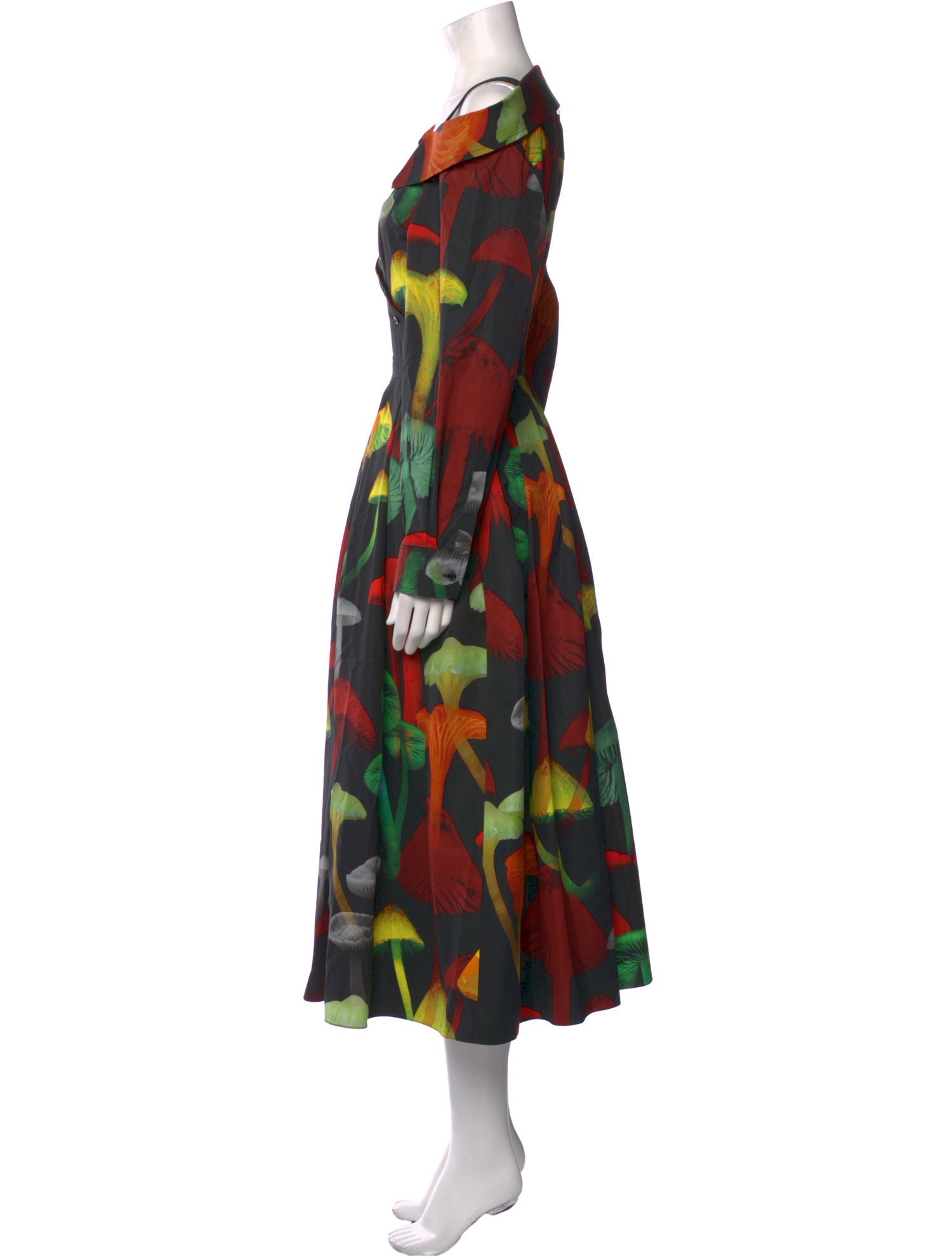 Alexander McQueen Printed Long Dress