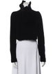 Alexander McQueen Wool Turtleneck Crop Top