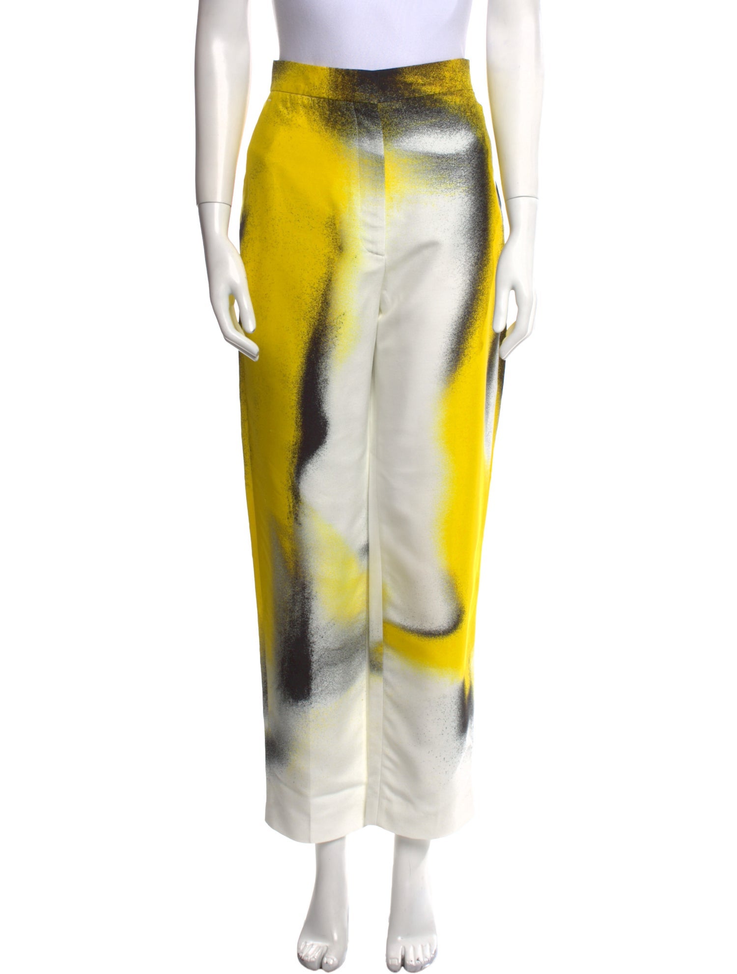 Alexander McQueen Tie-Dye Print Straight Leg Pants