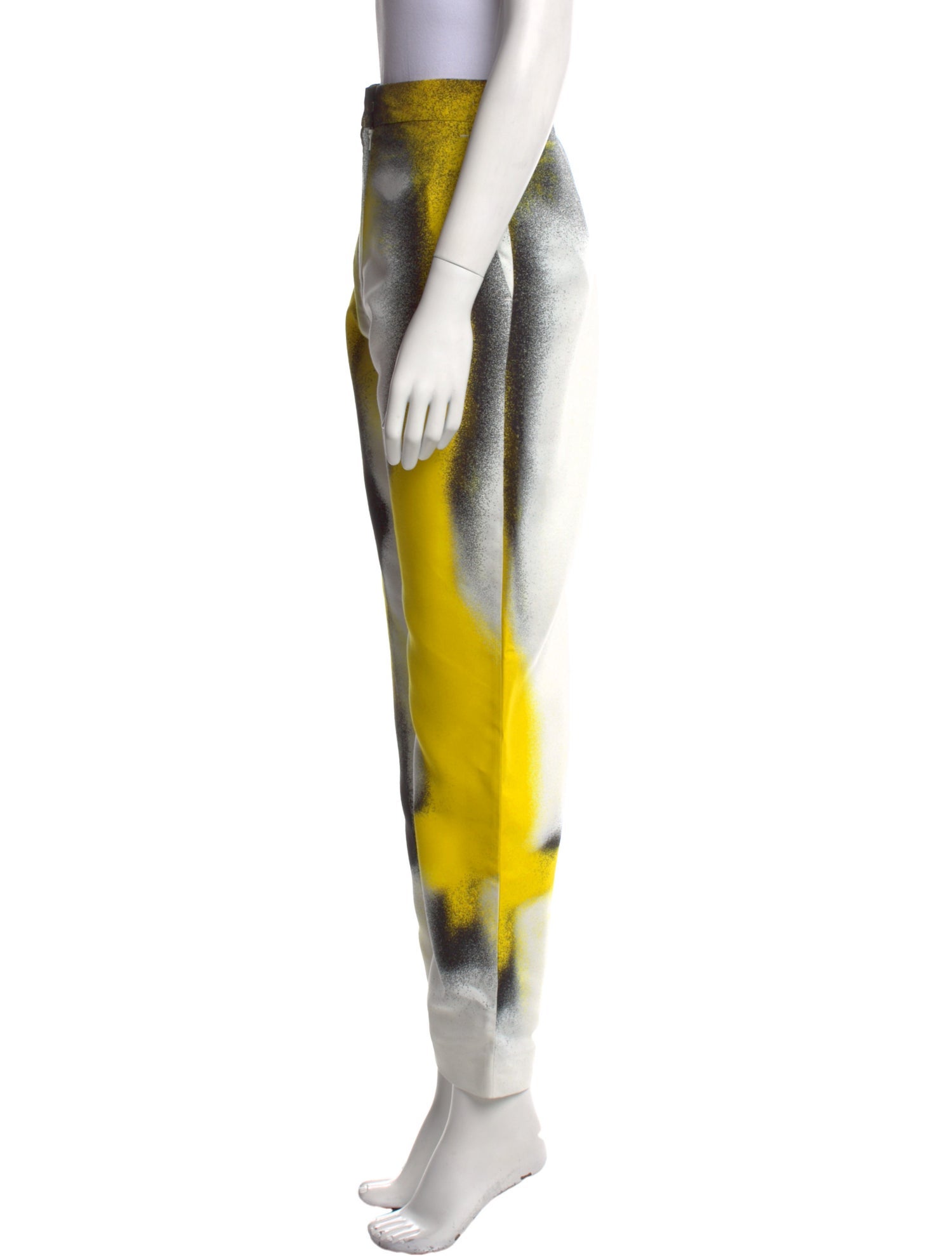 Alexander McQueen Tie-Dye Print Straight Leg Pants