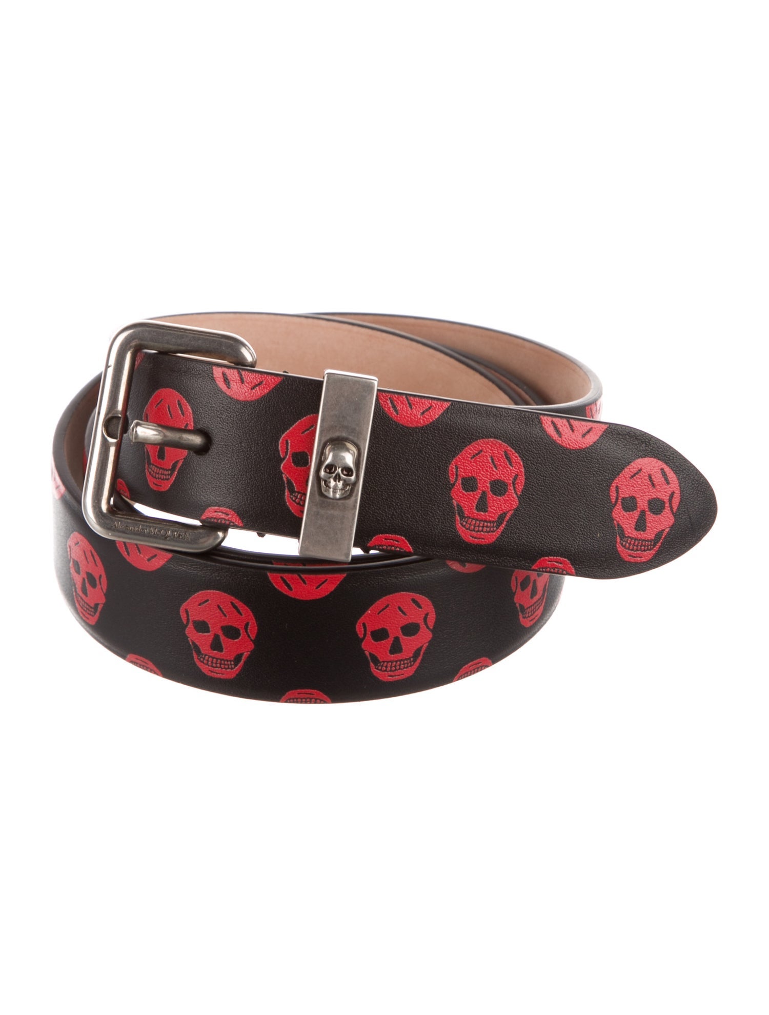 Alexander McQueen Skinny Leather Waist Belt
