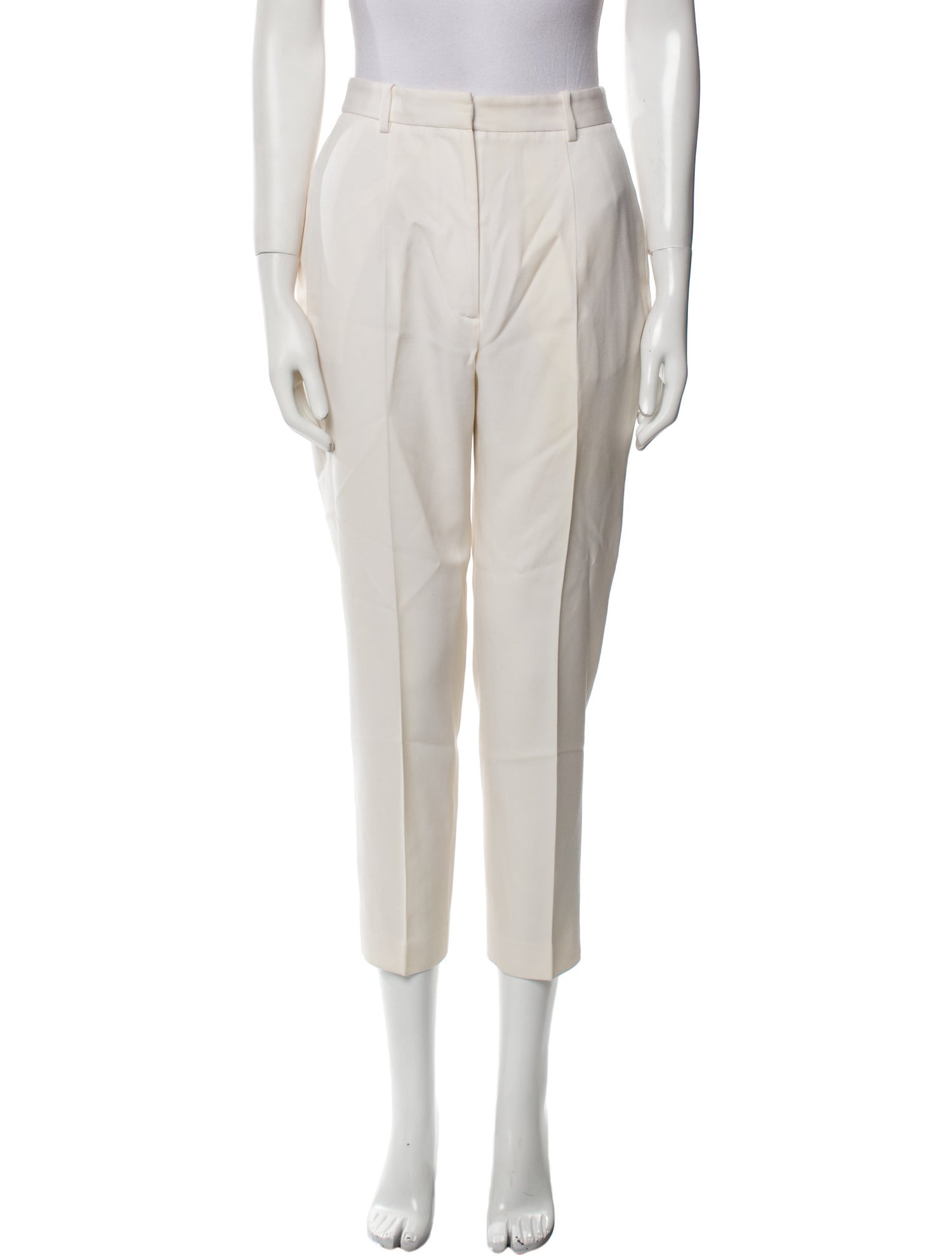 Alexander McQueen Virgin Wool Straight Leg Pants