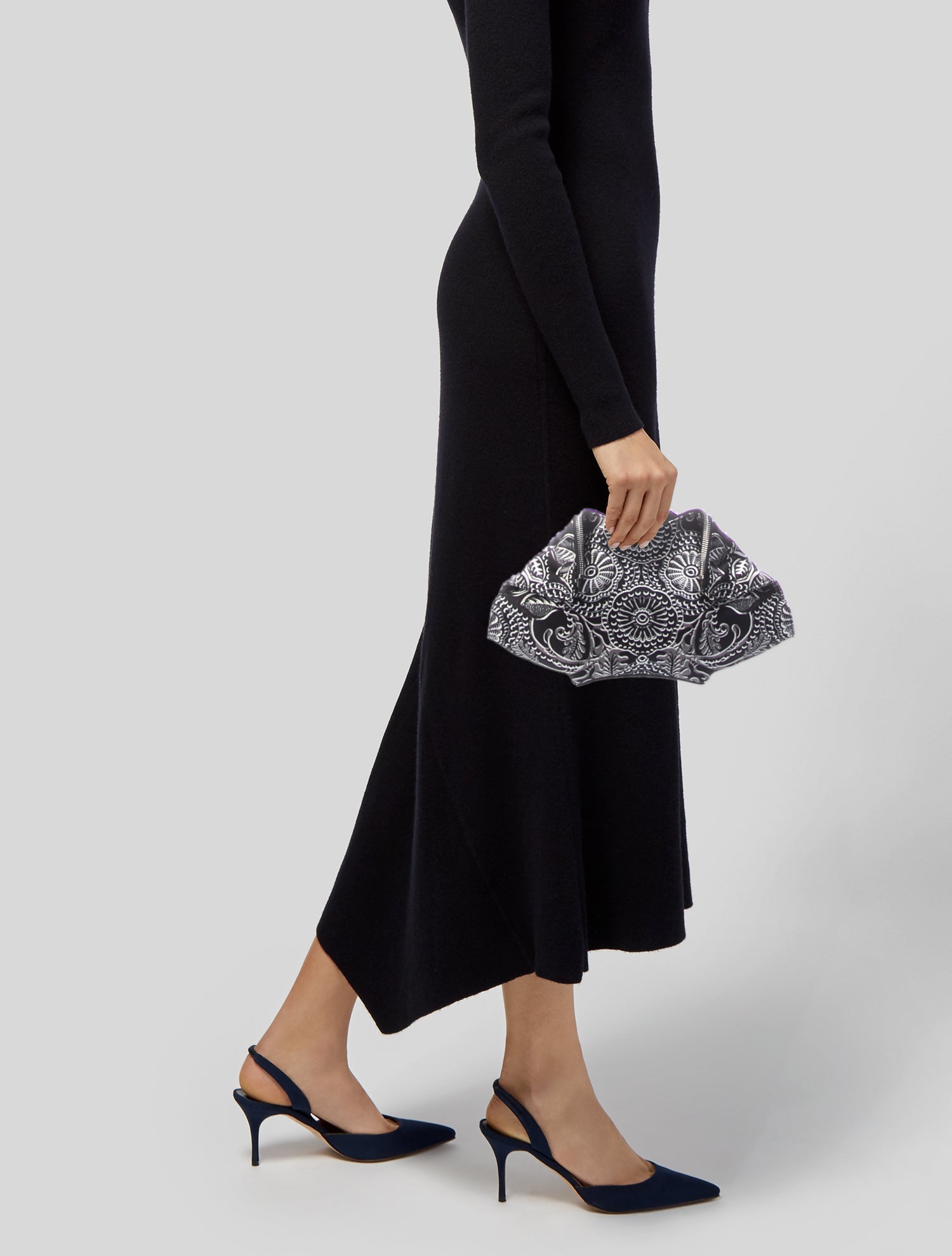 Alexander McQueen Satin Minaudière