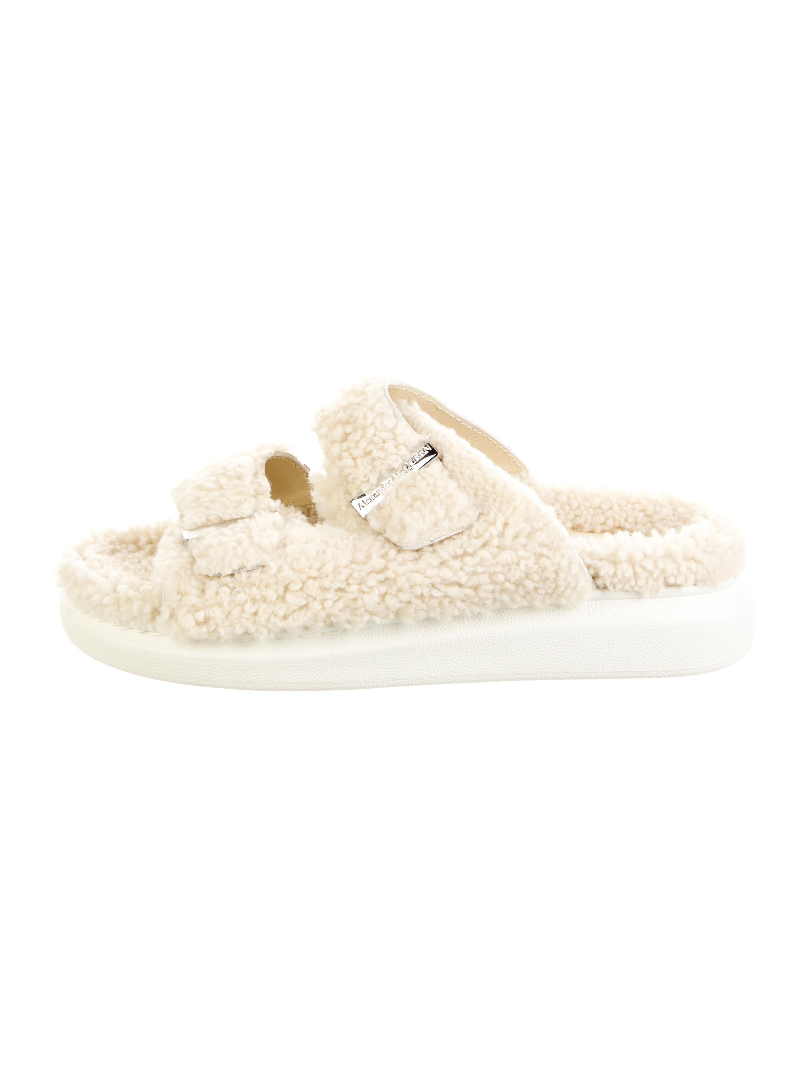 Alexander McQueen Shearling Sandals