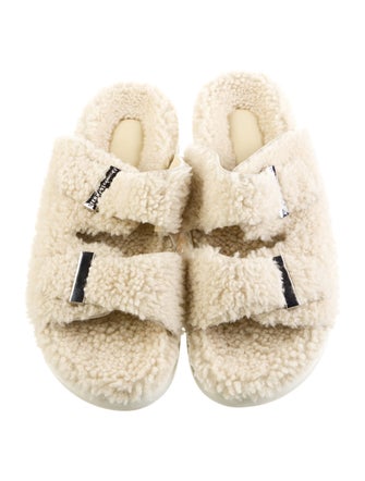 Alexander McQueen Shearling Sandals