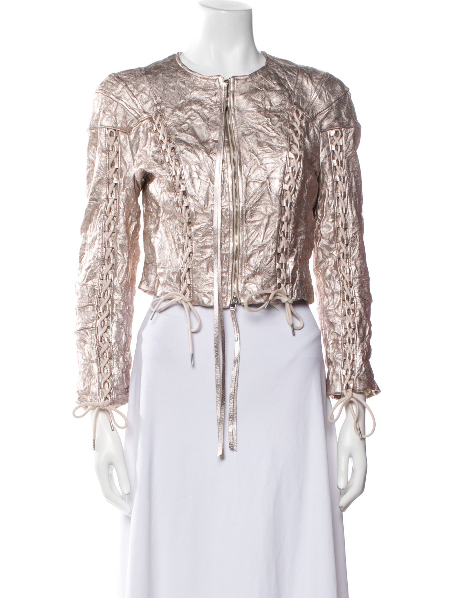 Alexander McQueen Lamb Leather Evening Jacket w/ Tags