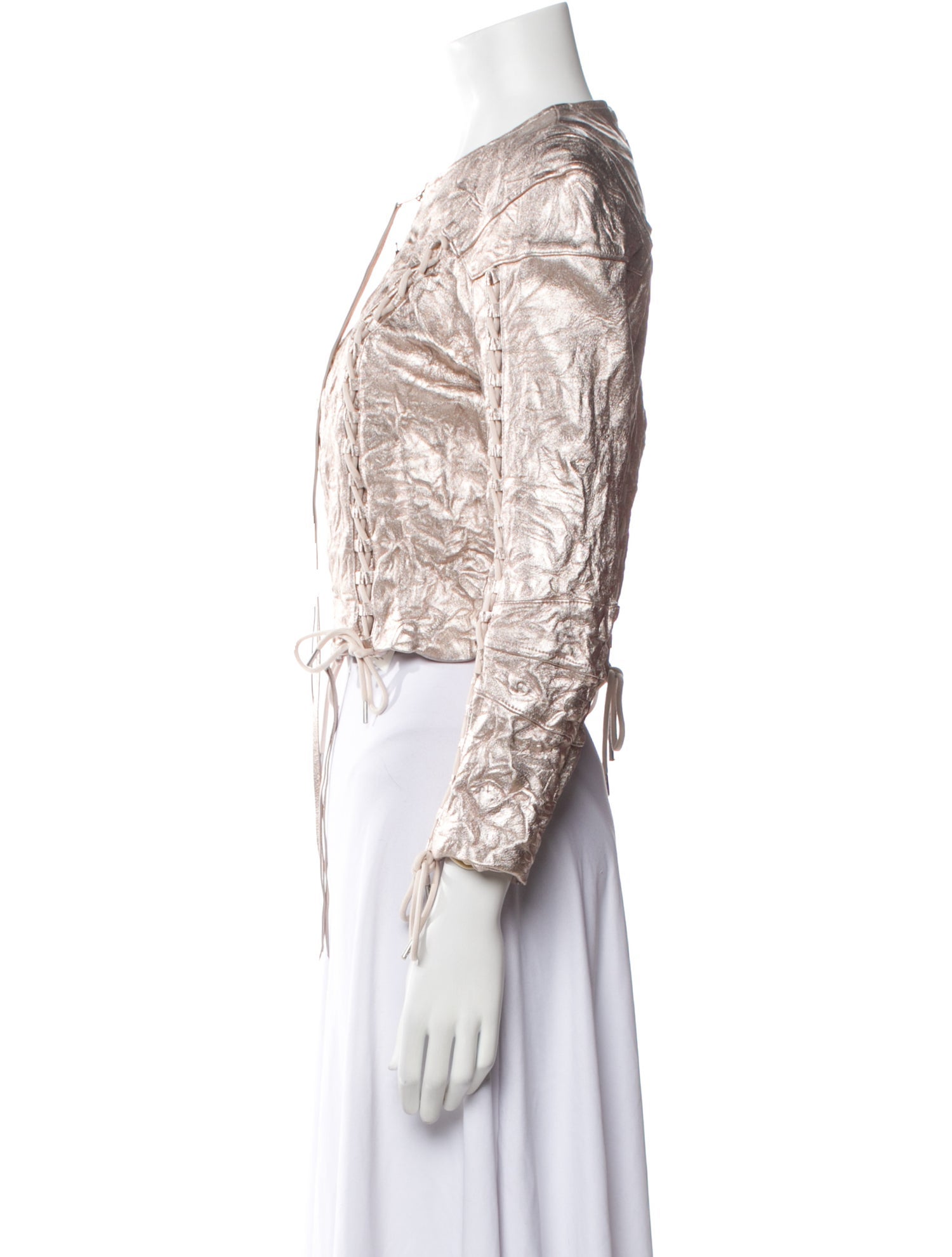 Alexander McQueen Lamb Leather Evening Jacket w/ Tags