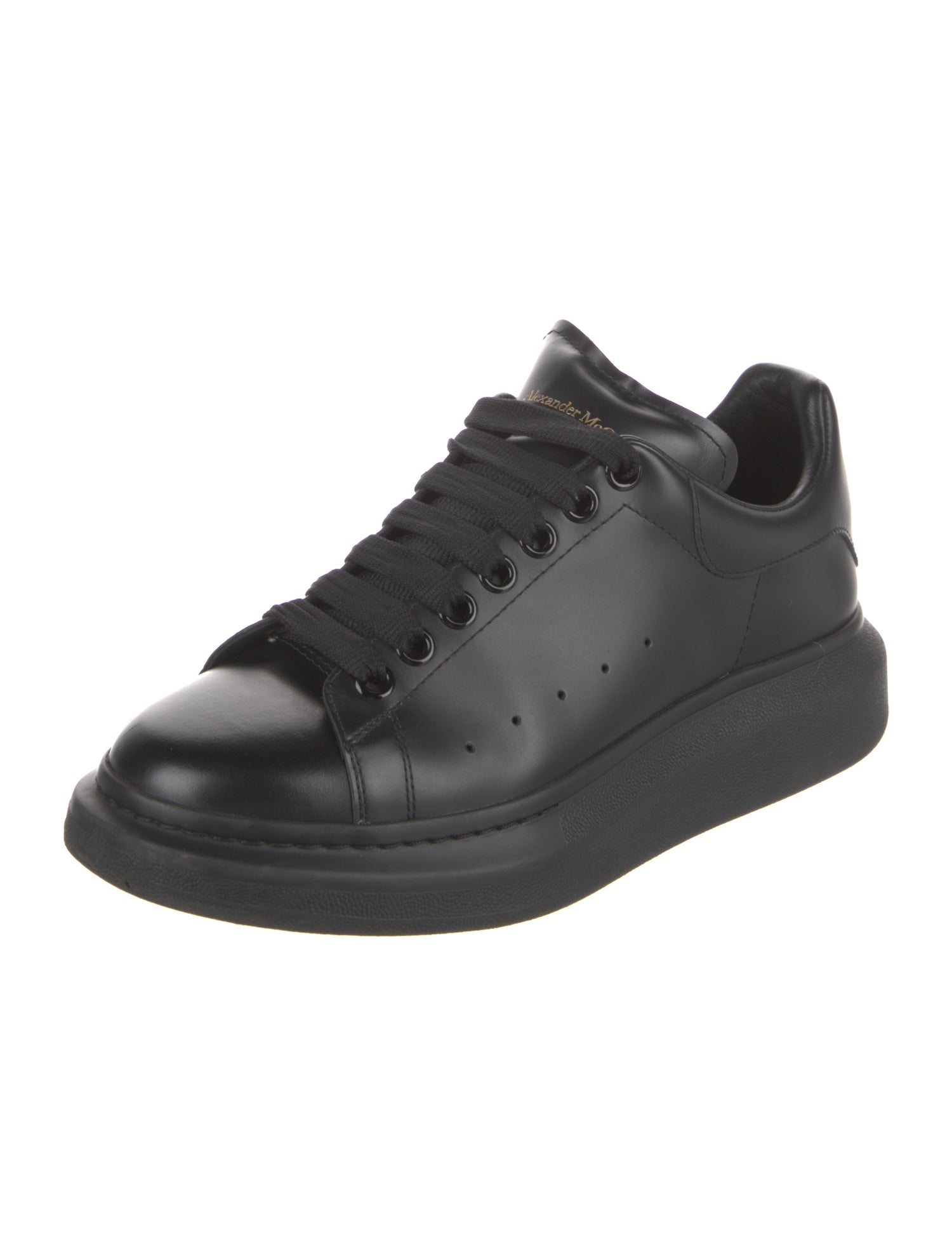 Alexander McQueen Leather Studded Accents Sneakers