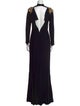 Alexander McQueen Mock Neck Long Dress