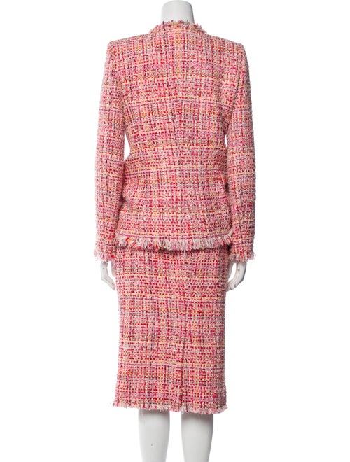 Alexander McQueen 2017 Tweed Pattern Skirt Suit