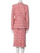 Alexander McQueen 2017 Tweed Pattern Skirt Suit