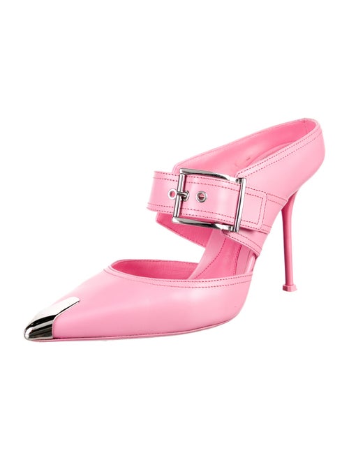 Alexander McQueen Leather Mules
