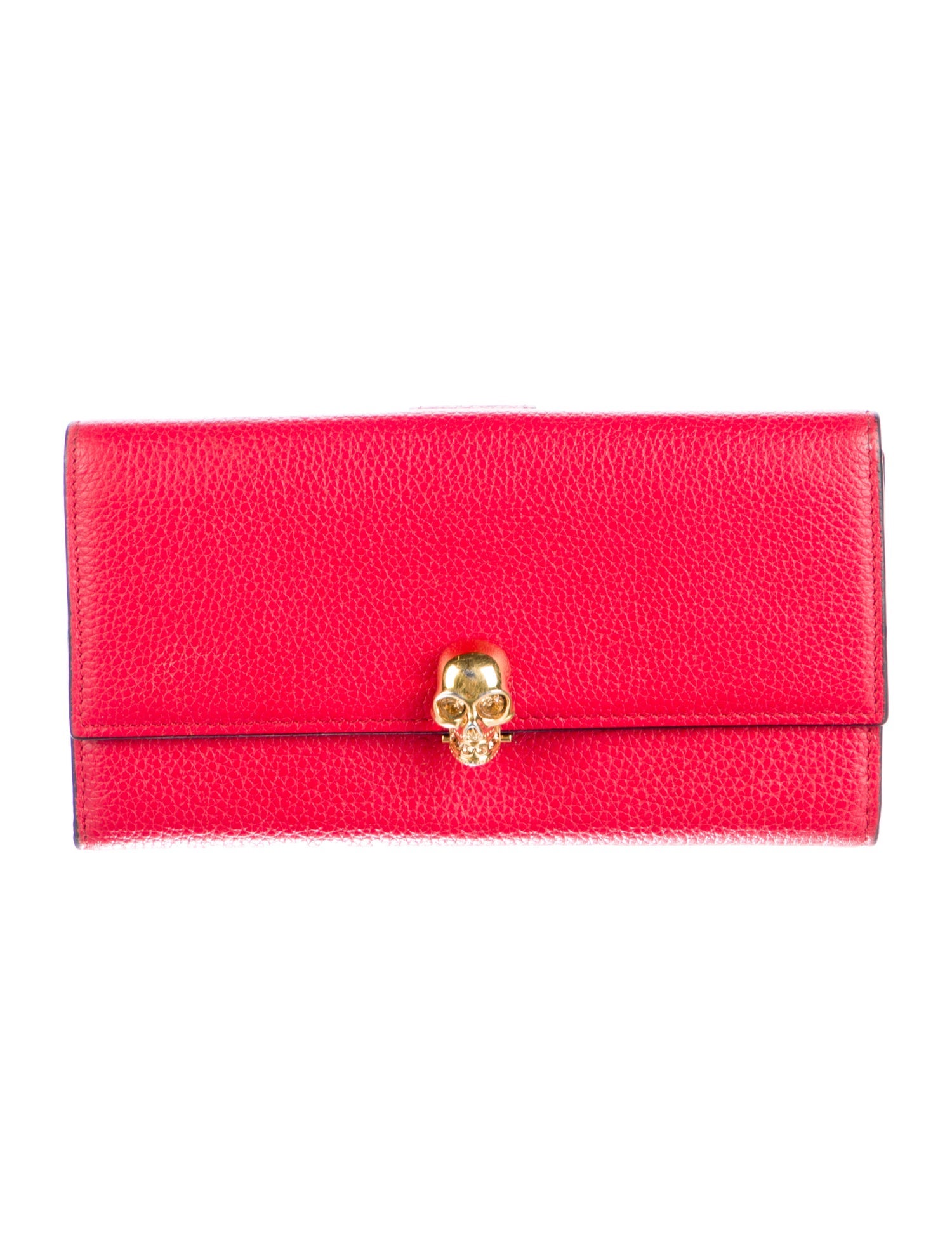 Alexander McQueen Skull Leather Continental Wallet