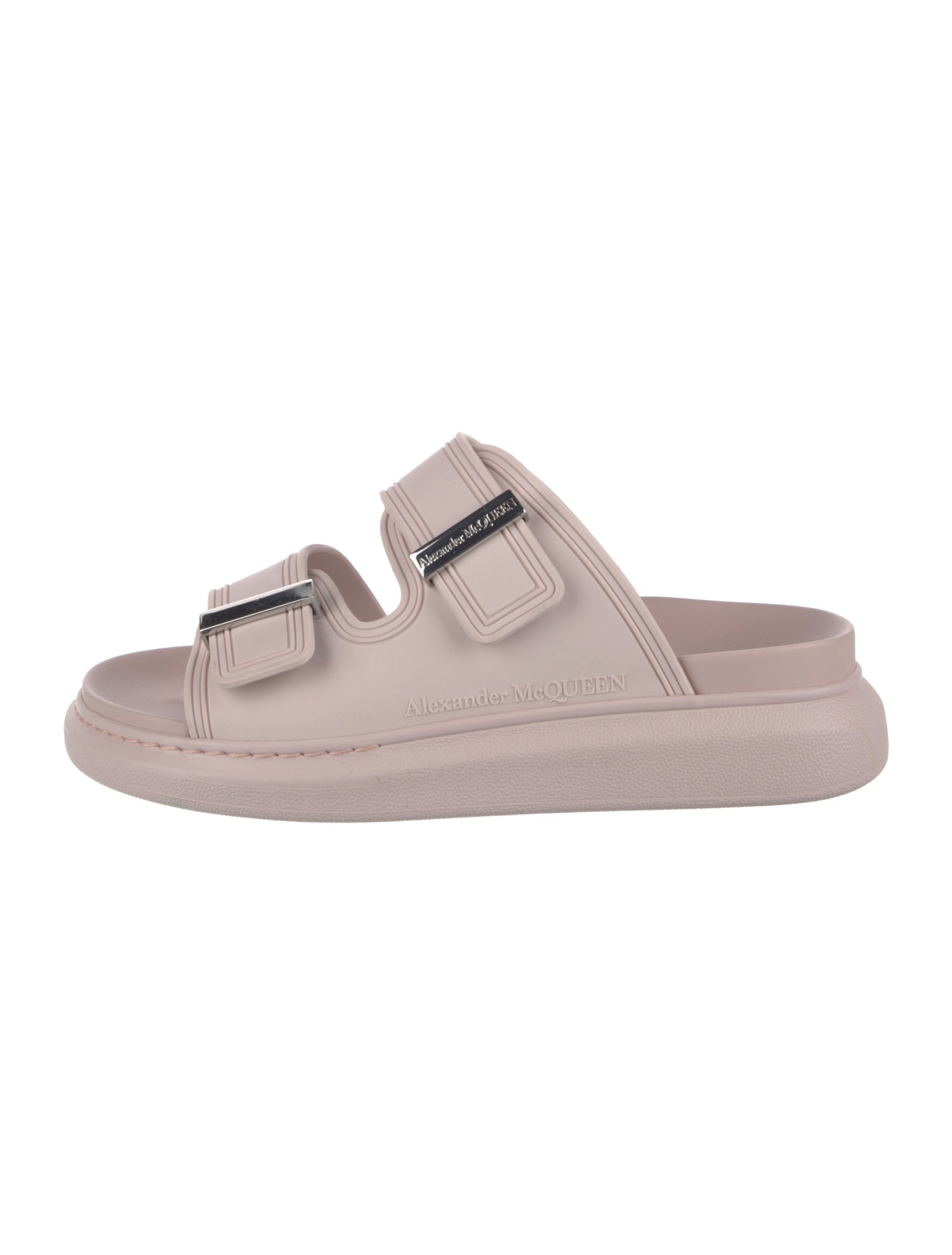 Alexander McQueen Rubber Studded Accents Slides