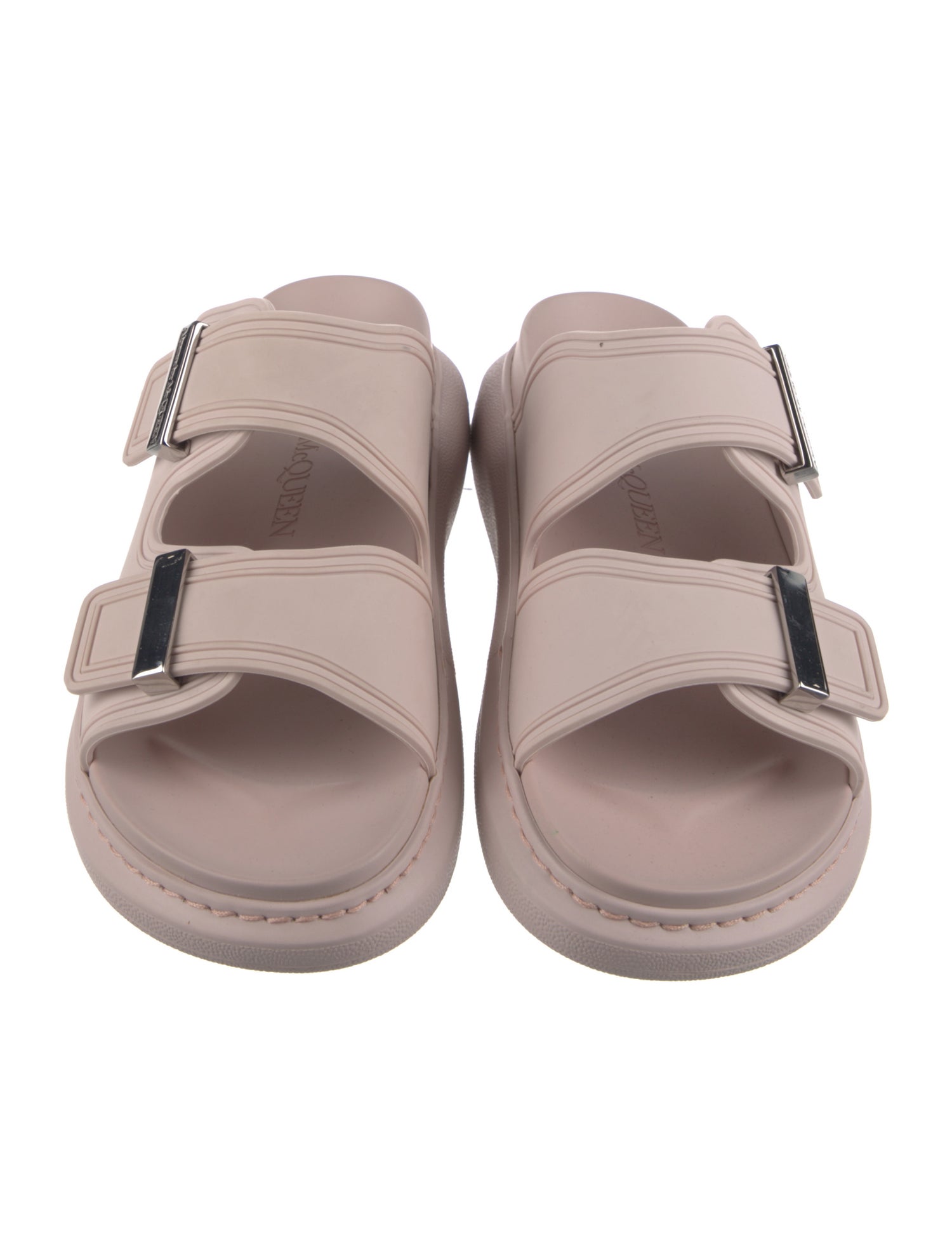 Alexander McQueen Rubber Studded Accents Slides