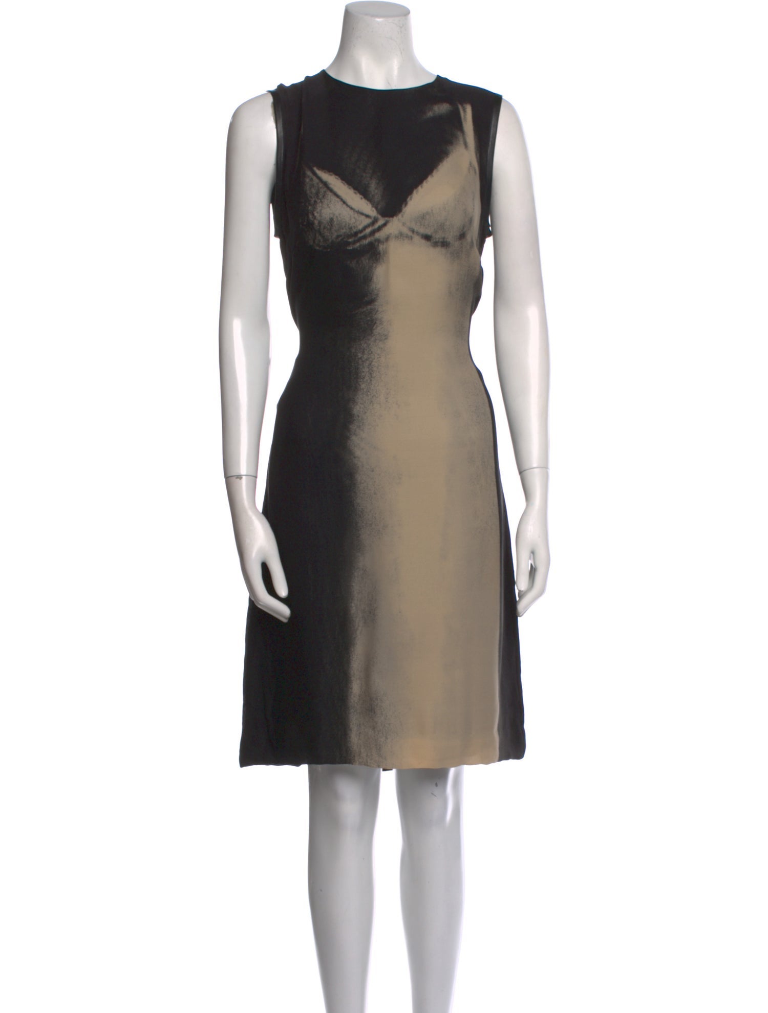 Alexander McQueen Silk Knee-Length Dress