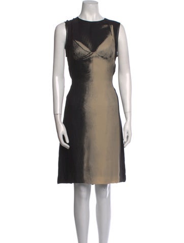 Alexander McQueen Dresses Silk Knee-Length Dress XS